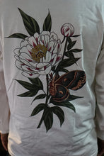 Load image into Gallery viewer, Moth and Peony long sleeve t
