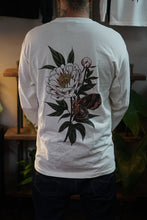 Load image into Gallery viewer, Moth and Peony long sleeve t