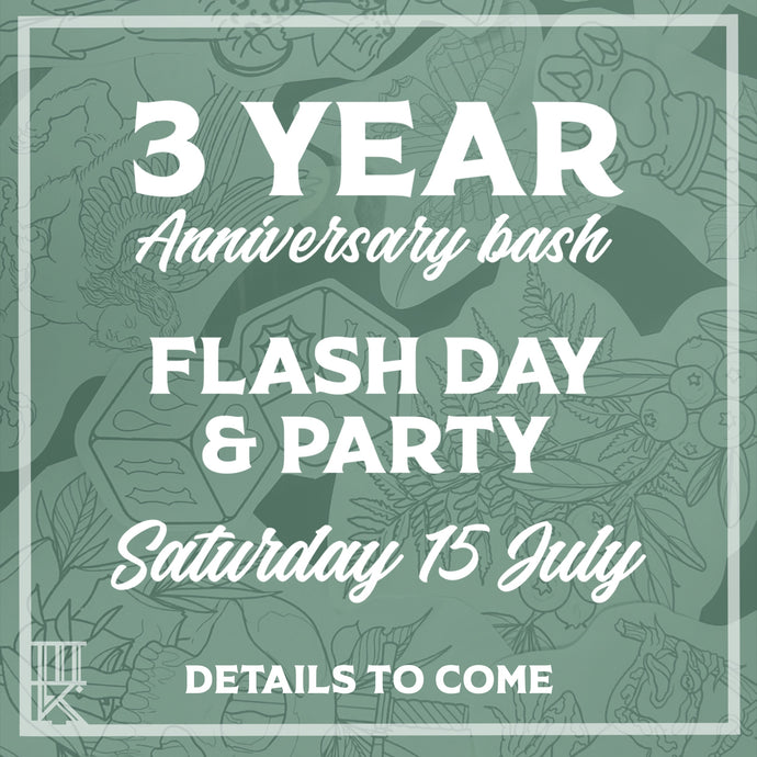 3rd Year Anniversary Flash day and Party!