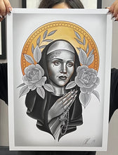 Load image into Gallery viewer, Praying Nun A3 Print
